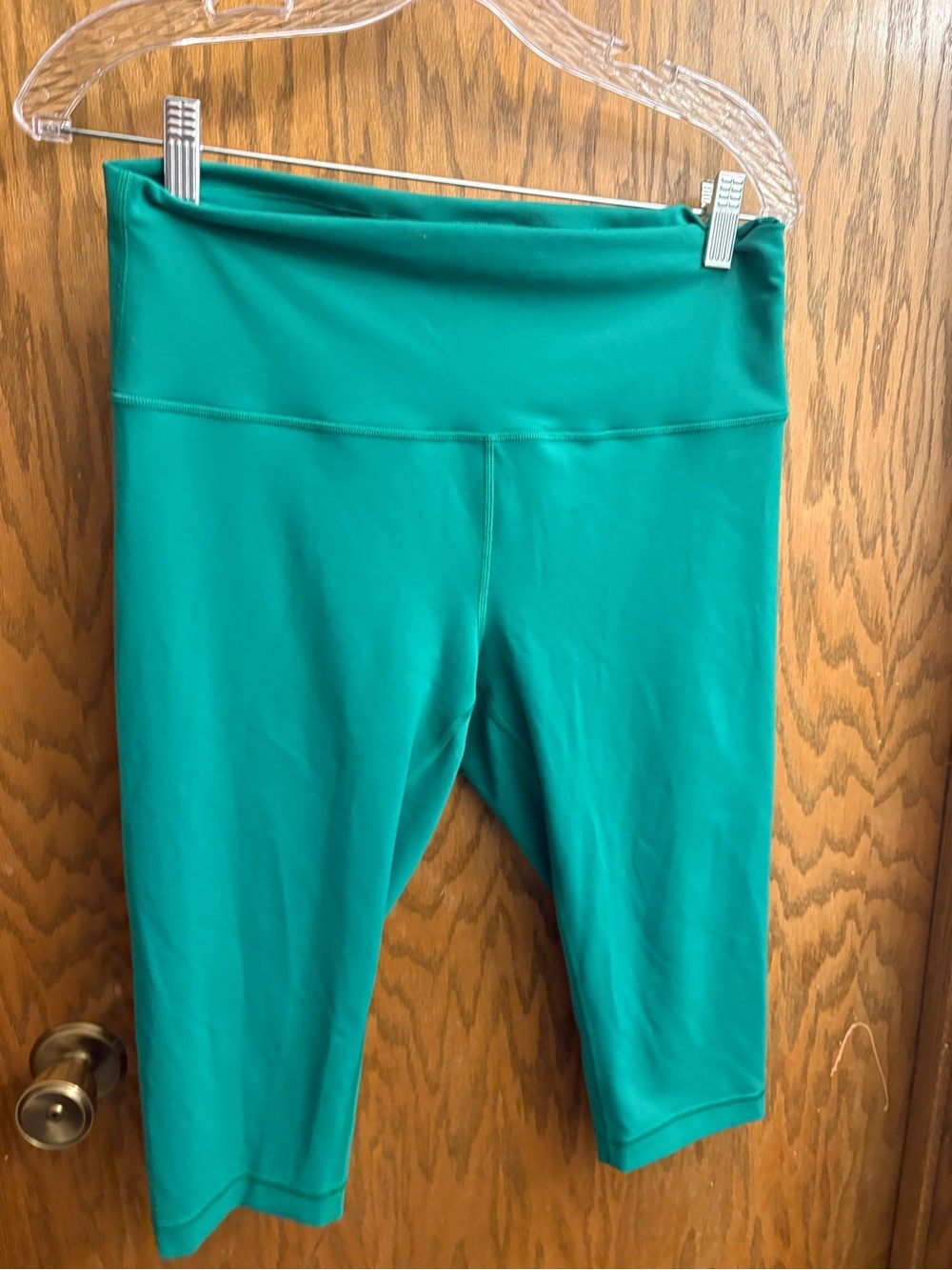 lululemon athletica Teal High-Rise Crop Capris